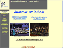 Tablet Screenshot of harmoniepetange.com